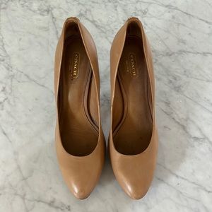 Nude Coach heels